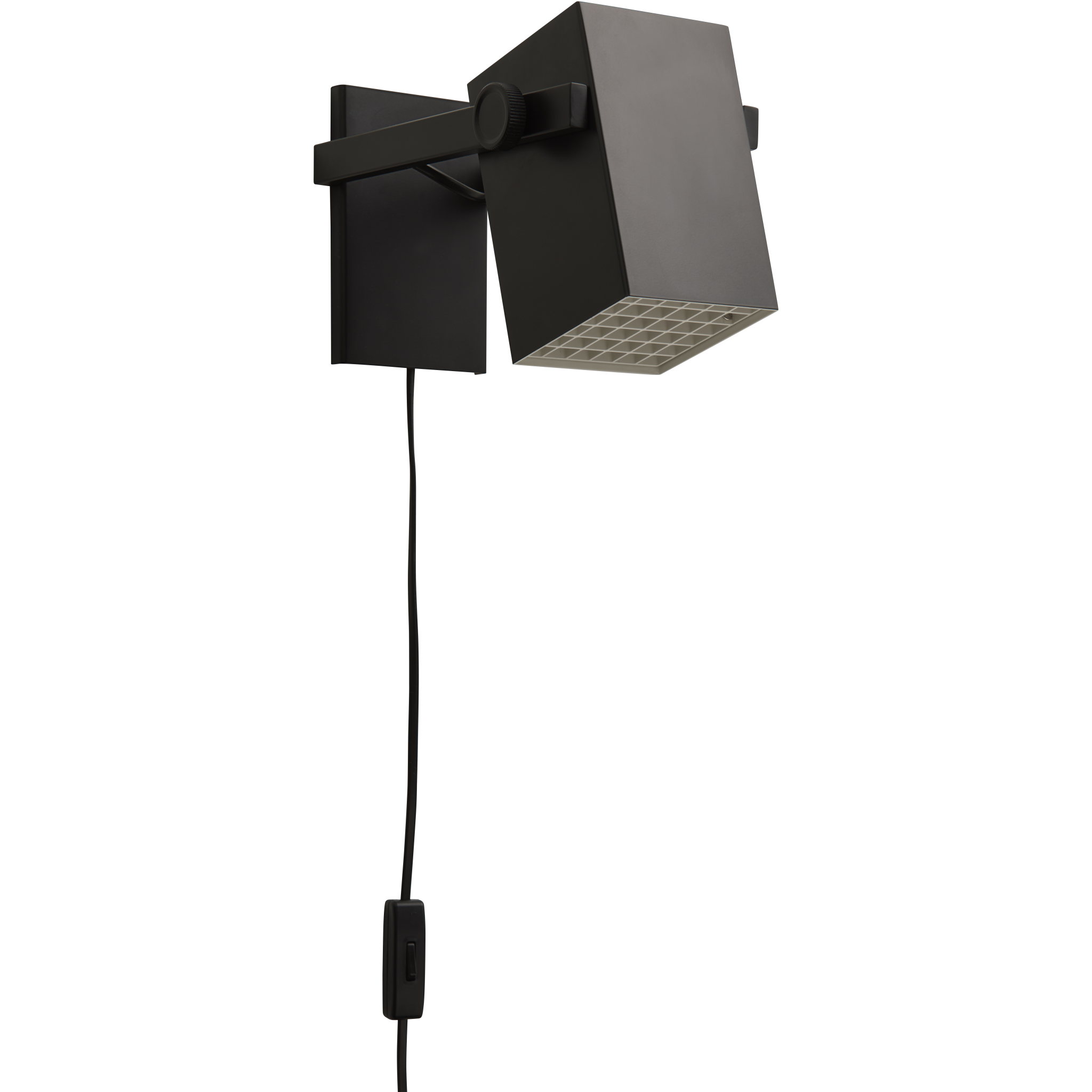 FRANDSEN BF QUADRO MAT SORT VÆGLAMPE