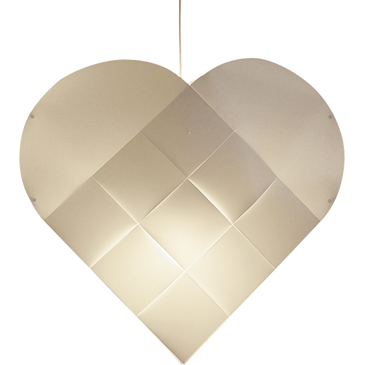 LE KLINT HEART 8130 XLARGE FOLIE HVID LEDNING PENDEL