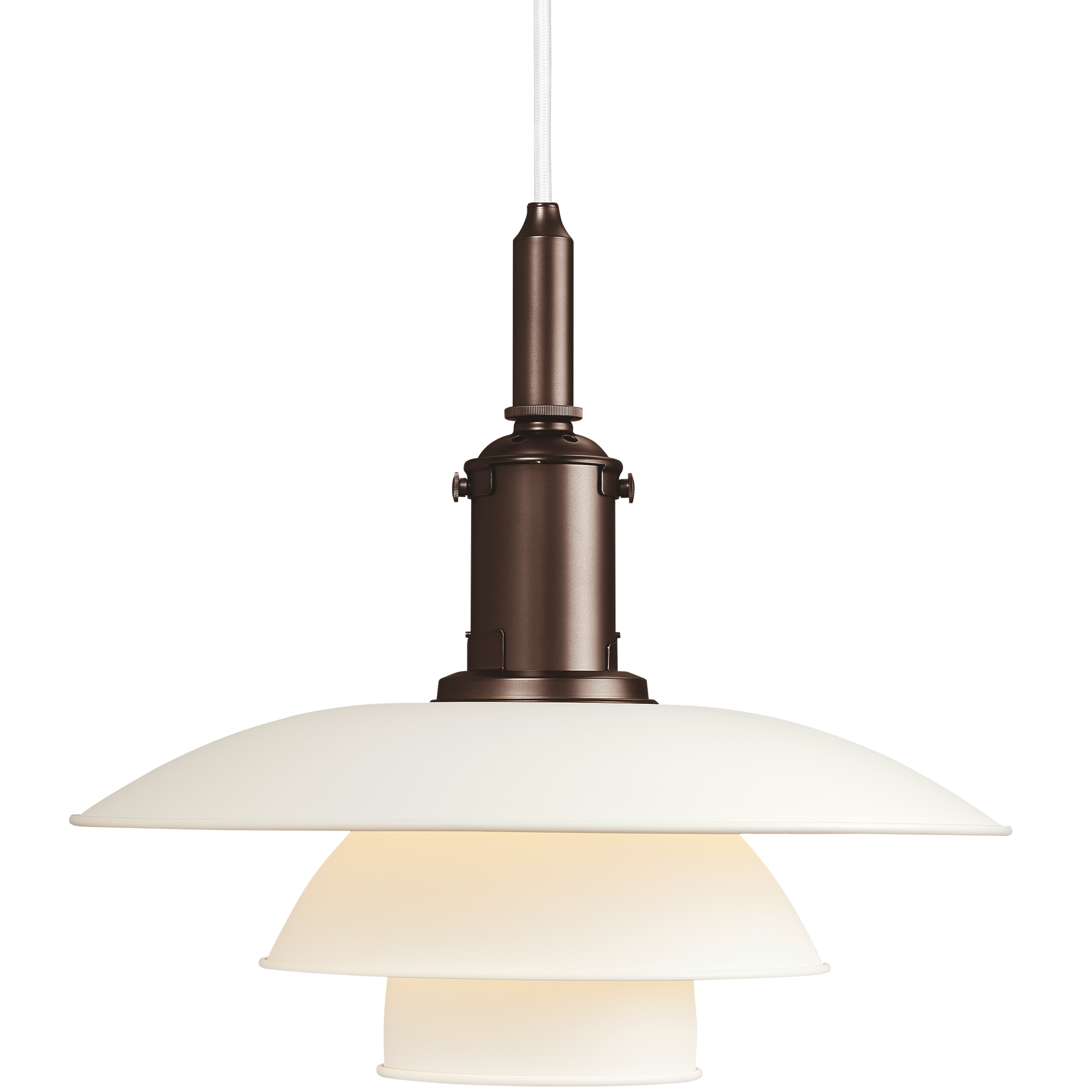 LOUIS POULSEN PH 3½-3 HVID PENDEL