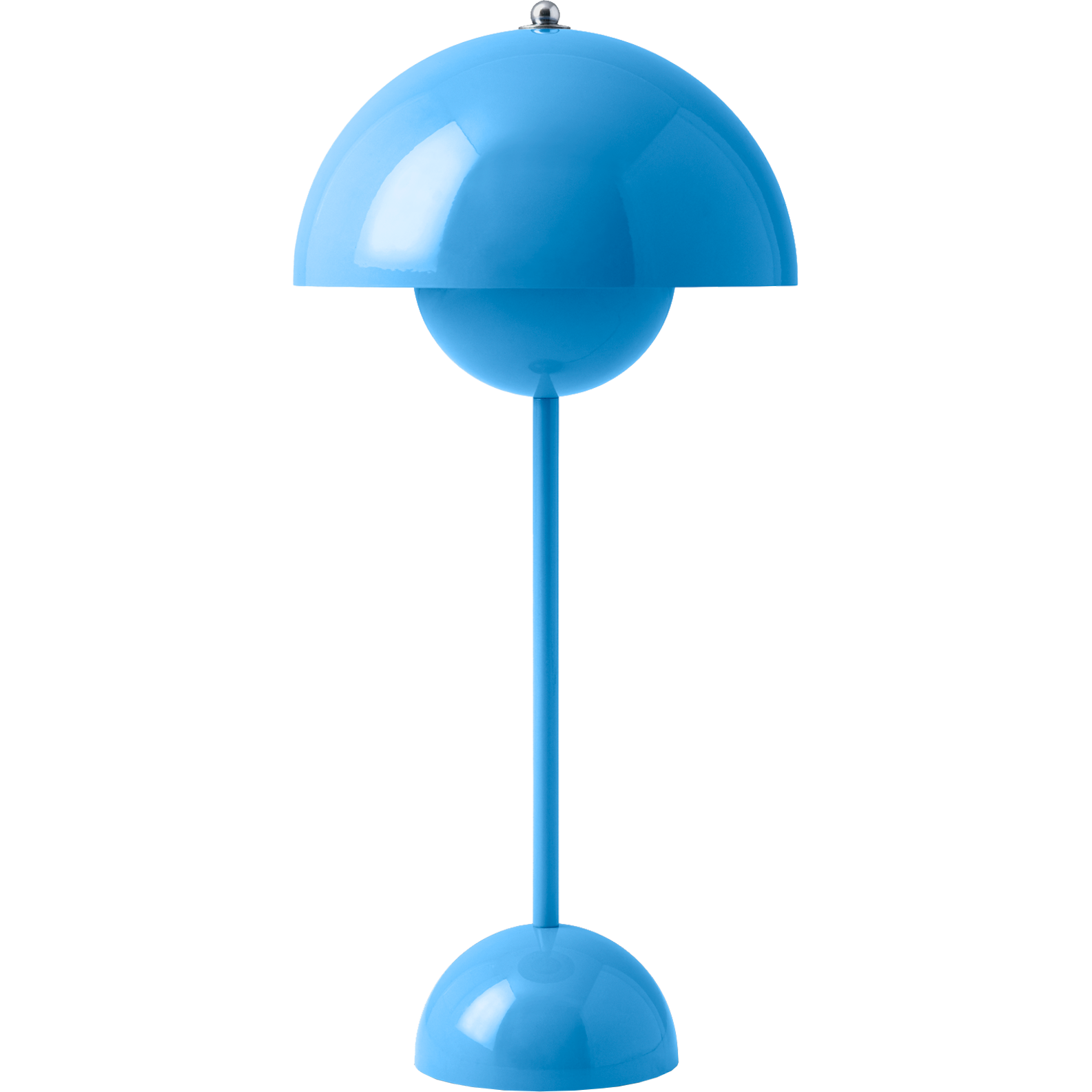 &TRADITION FLOWERPOT VP3 SWIM BLÅ BORDLAMPE