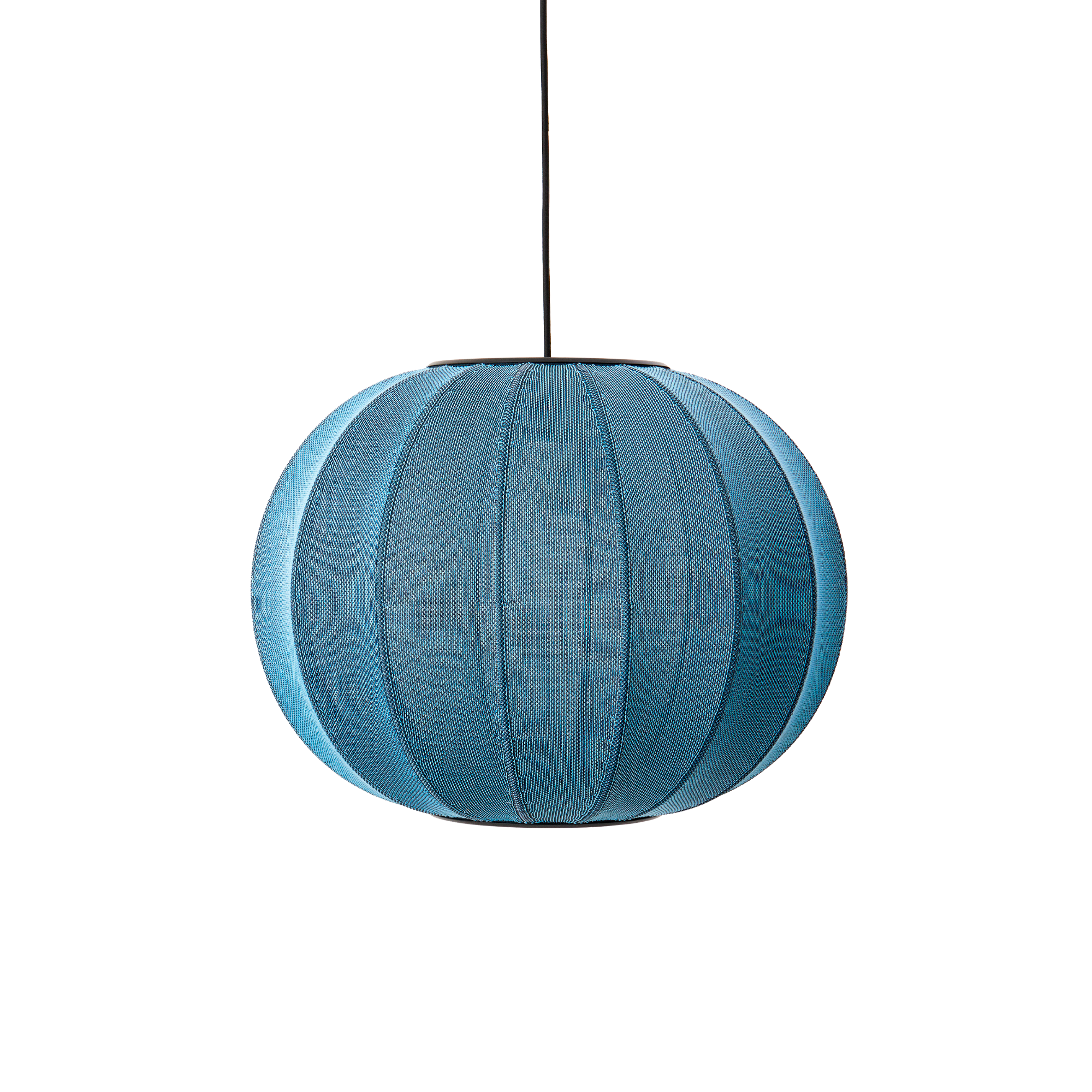 MADE BY HAND KNIT-WIT 45 RUND BLUE STONE PENDEL