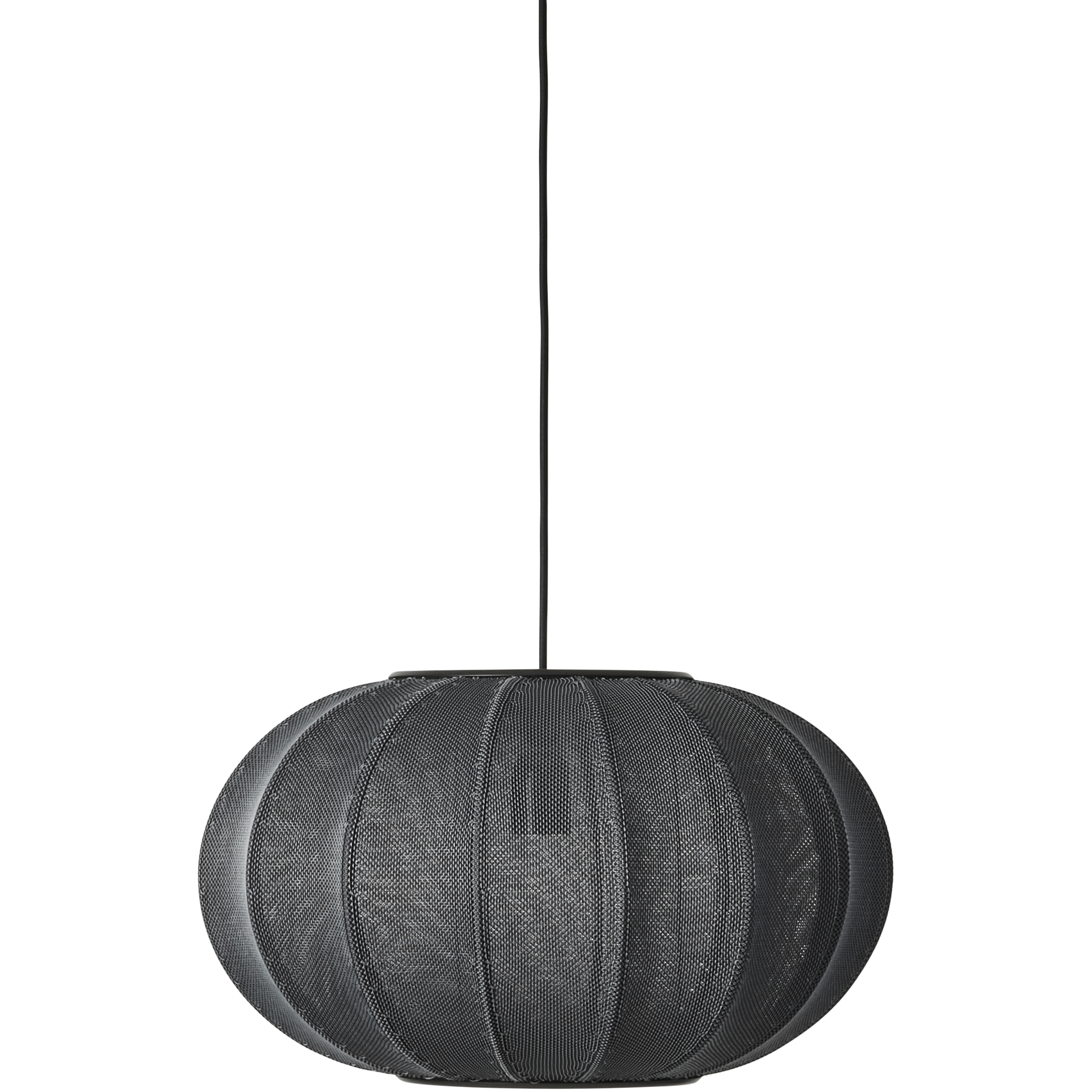 MADE BY HAND KNIT-WIT 45 OVAL BLACK PENDEL