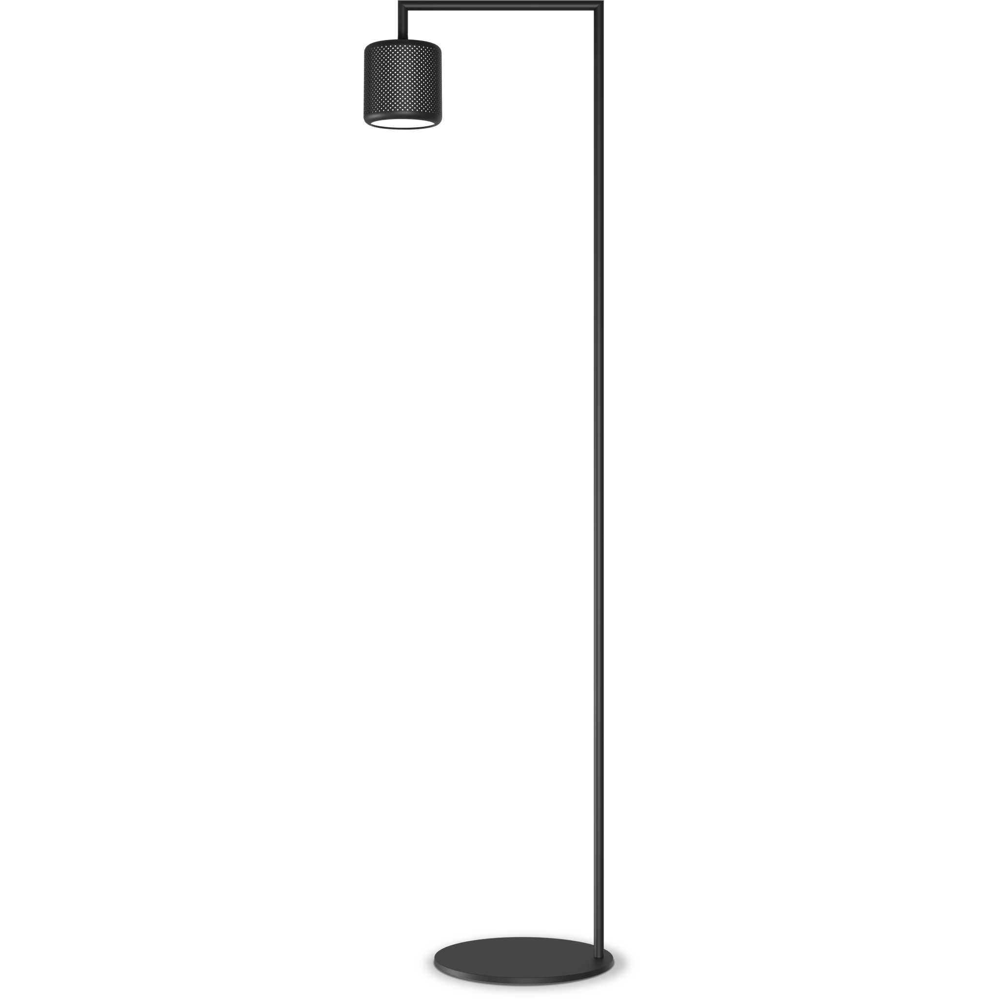 HERSTAL GRAIN XS MAT SORT GULVLAMPE